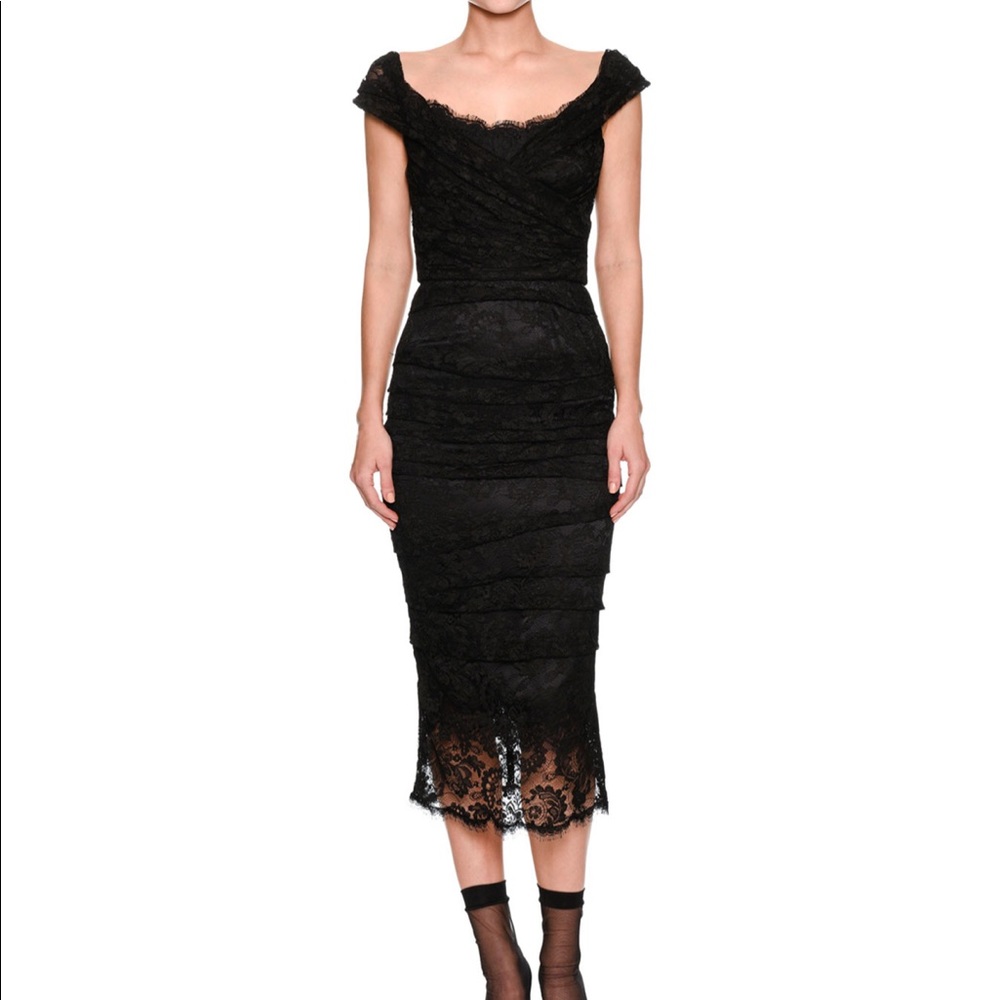SOLD - D & G Dolce & Gabanna Sheer Mesh Dress - Picture 1 of 8